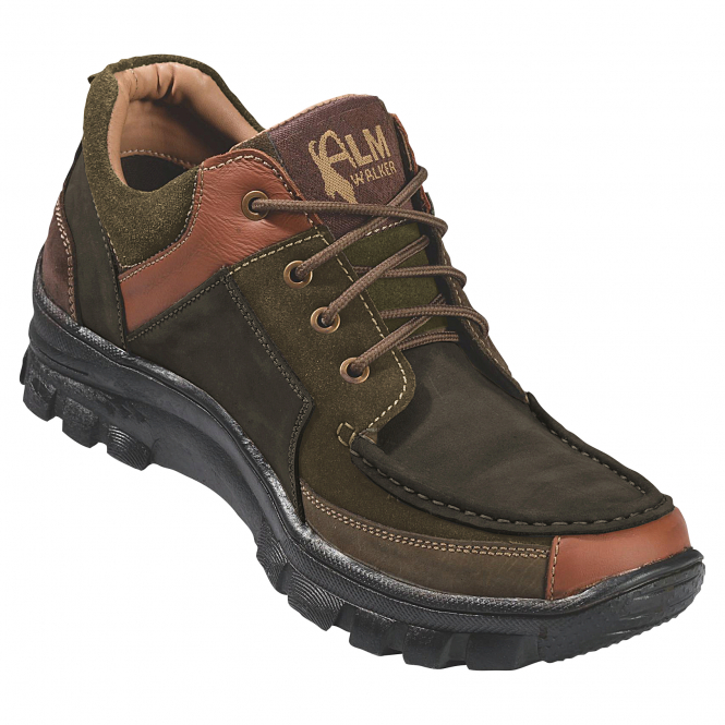 Almwalker Outdoorschuhe Ontario Herren (Oliv/Schwarz/Braun) 
