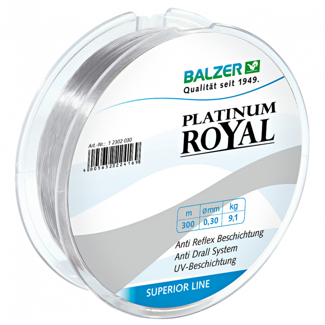 Balzer Angelschnur Platinum Royal (transparent) 