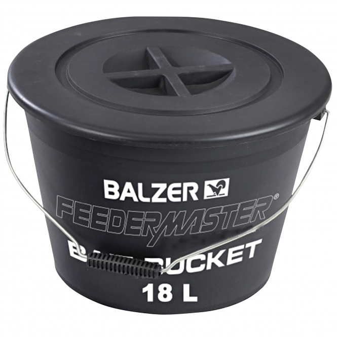 Balzer Feedermaster Futtereimer 18l, mit Deckel 