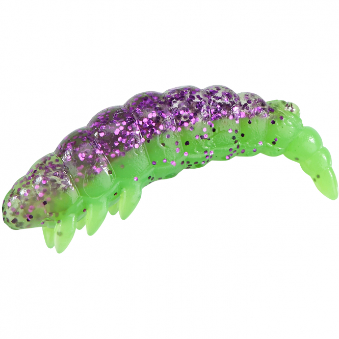 Balzer Gummilarve Bazillus (Purple Chartreuse) 