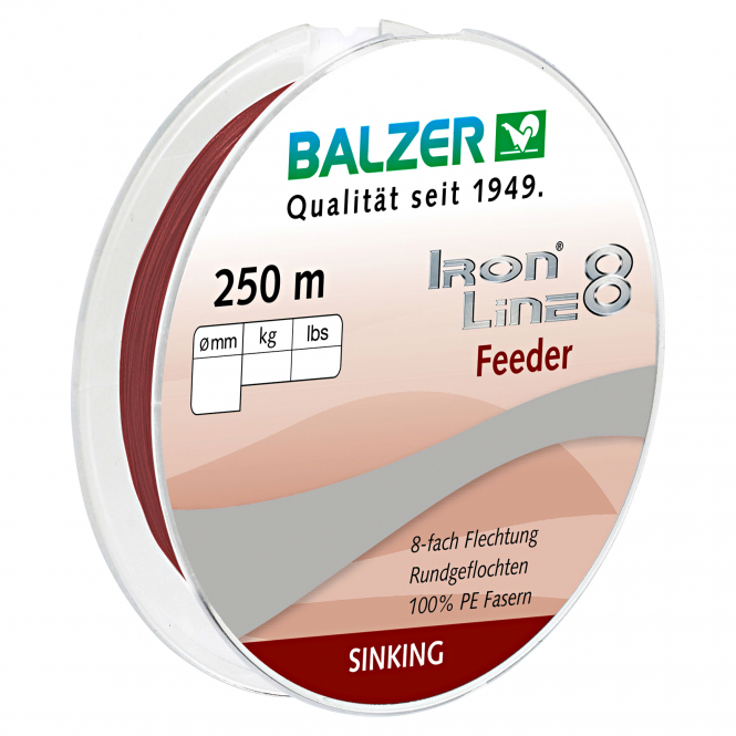 Balzer Iron Line 8 Feeder (Rot-Braun) 