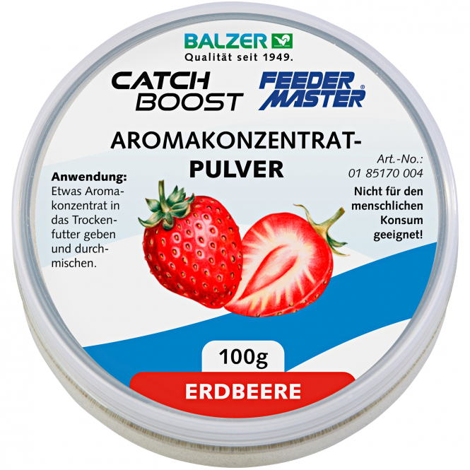 Balzer Pulver Aromakonzentrat Catch Boost (Erdbeere) 