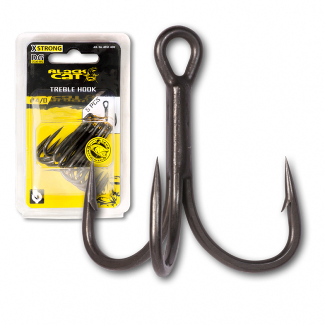 Black Cat Treble Hook DG 