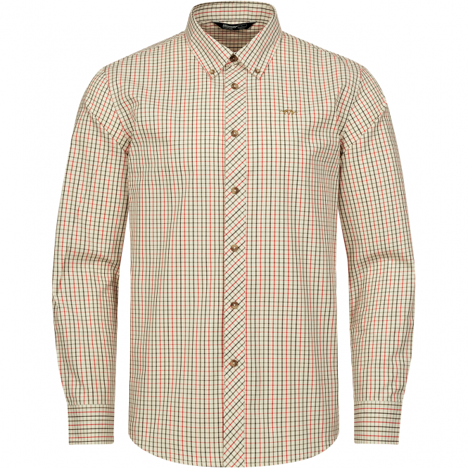 Blaser Hemd Tristan 22 Herren (Beige/Rot Kariert) 