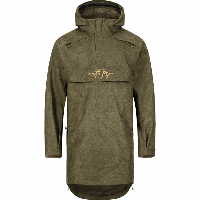 Blaser Laurent Smock Vintage Outdoorjacke Herren (Olive Mélange/Schwarz) 