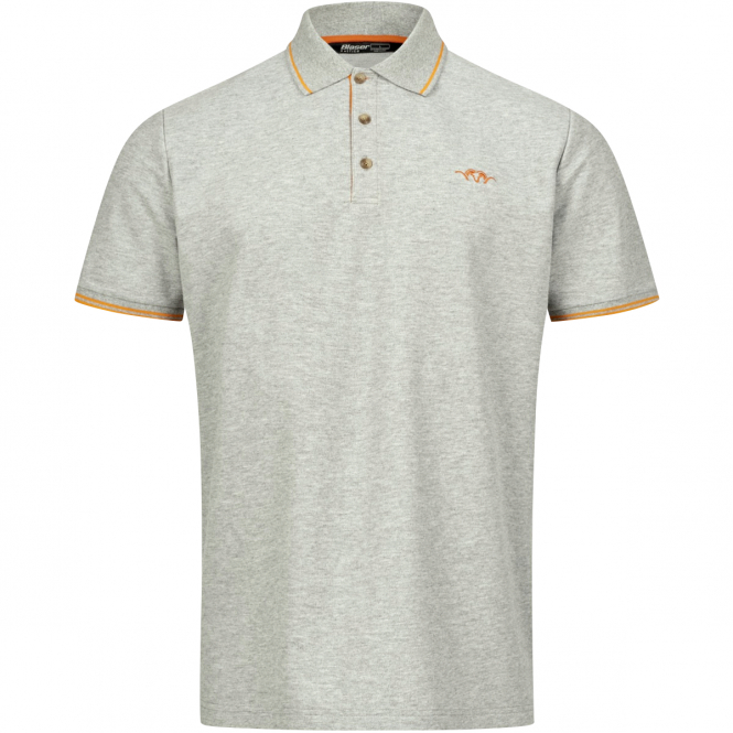 Blaser Polo Shirt 22 Herren (Grau Mélange) 