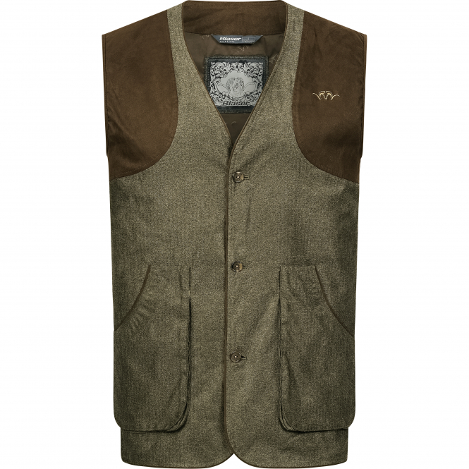 Blaser Vintage Wing Weste Herren (Olive Mélange/Schwarz) 