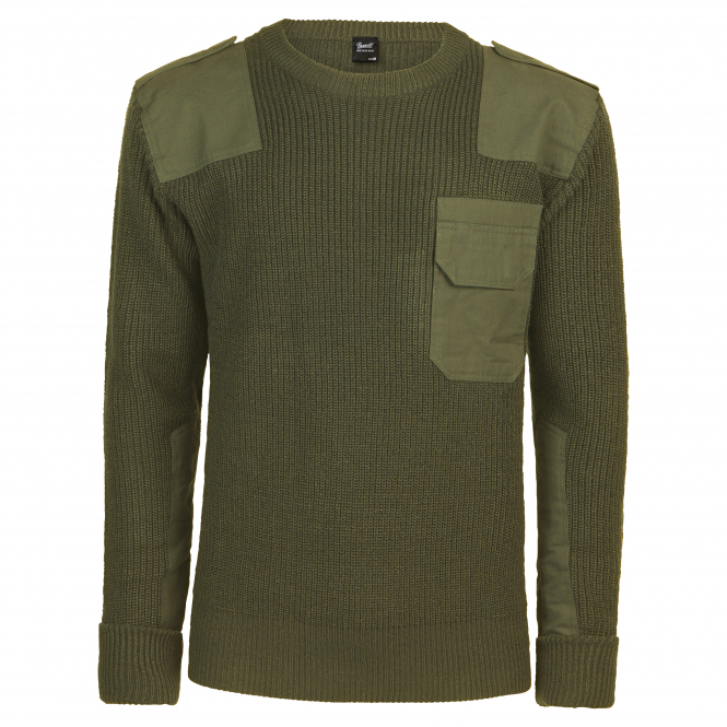Brandit Herren BW Pullover Herren (Olive) 