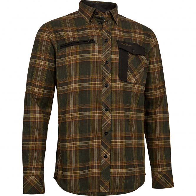 Deerhunter Bennett Hemd Herren (Green Check) 