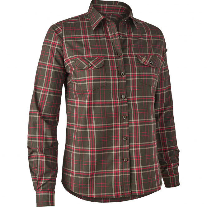 Deerhunter Damen Lady Elena Hemd Damen (Green Check) 