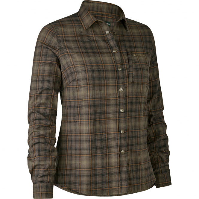 Deerhunter Damen Lady Emery Hemd Damen (Green Check) 