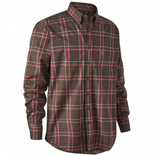 Deerhunter Herren Eli Hemd Herren (Green Check) 