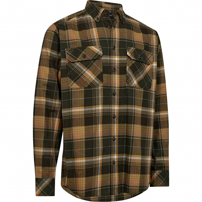 Deerhunter Herren Hayden Hemd Herren (Green Check) 