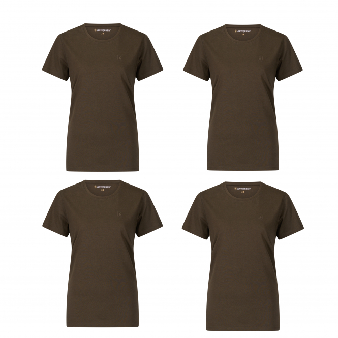 Deerhunter Strykari 4er-Pack T-Shirts Damen (Adventure Green) 
