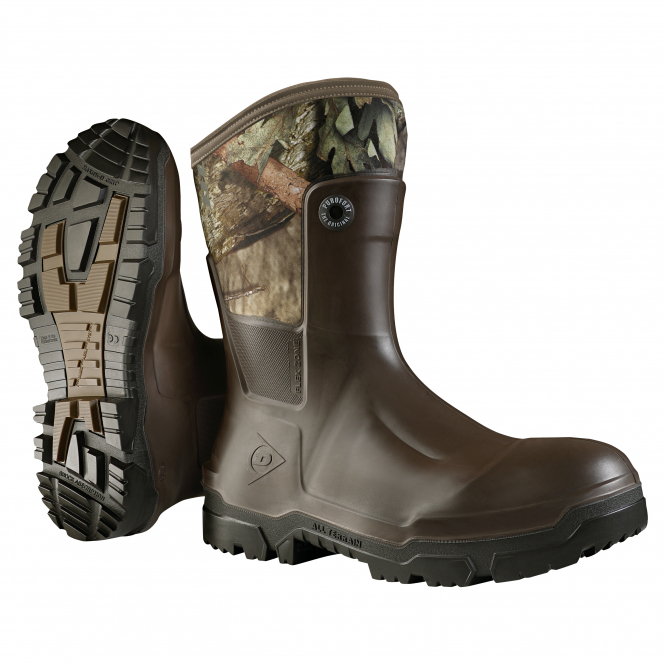 Dunlop Snugboot Trailblazer Herren, w. Purotex Lining (Dark Brown/Camo) 