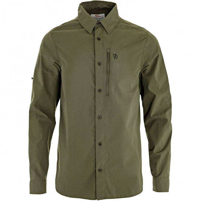 Fjällräven Abisko Hike Shirt LS M Herren (Laurel Green) 