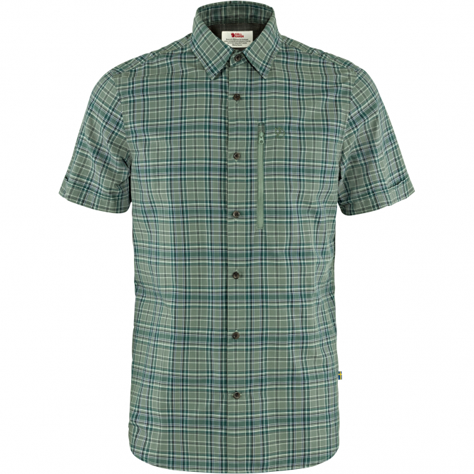 Fjällräven Abisko Hike Shirt SS M Herren (Arctic Green/Patina Green) 
