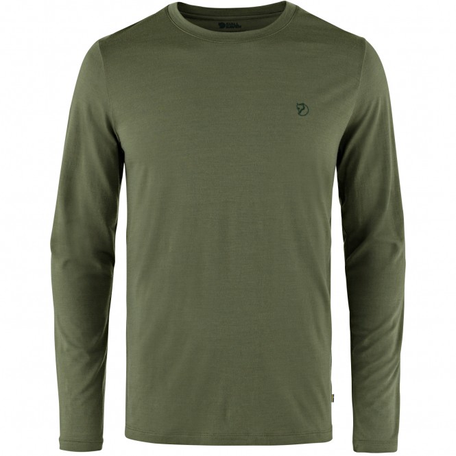 Fjällräven Abisko Wool LS M Herren (Laurel Green) 