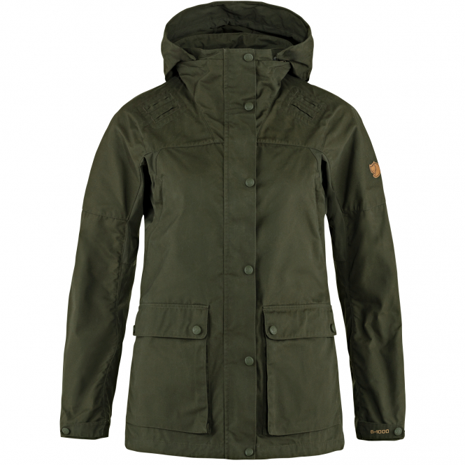 Fjällräven Damen Lappland Forest Hybrid Jacket W Damen (Deep Forest) 
