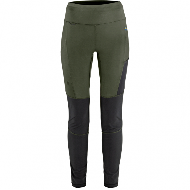 Fjällräven Keb Agile Tights W Damen (Deep Forest-Black) 