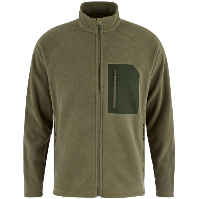Fjällräven Keb Kaipak Fleece M Herren (Laurel Green-Deep Forest) 