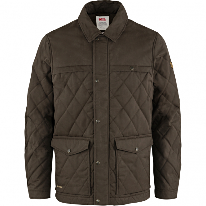 Fjällräven Övik Wool Padded Jacket M Herren (Dark Olive) 