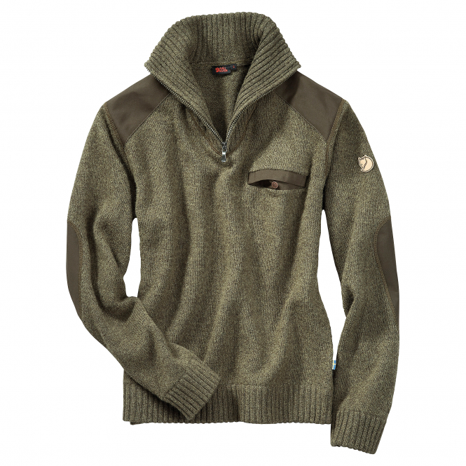 Fjällräven Sörmland Koster Sweater M Herren (Dark Olive) 