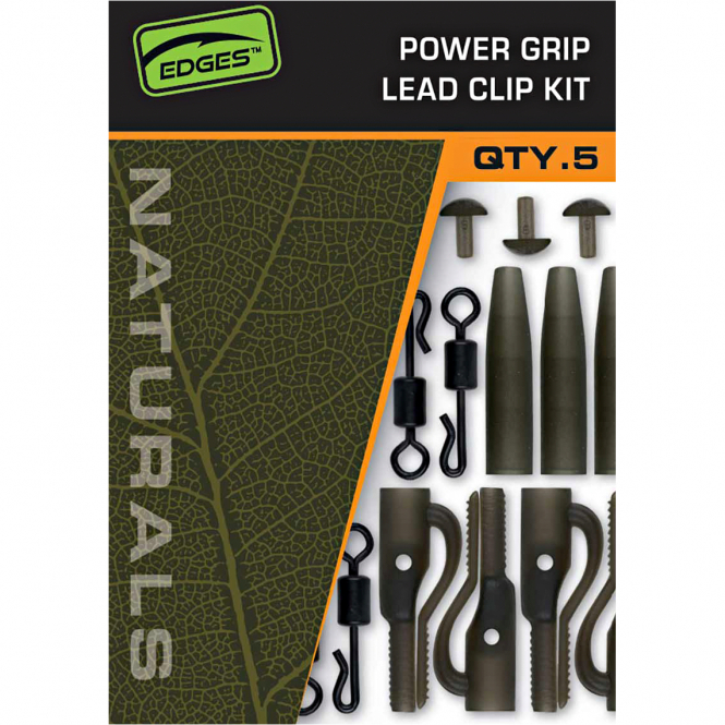 Fox EDGES™ Naturals Power Grip Lead Clip Kit 