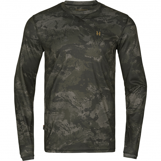 Härkila Langarm-T-Shirt Noctyx Camo 