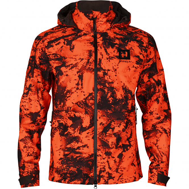 Härkila Wildboar Pro Camo Hws Outdoorjacke Herren (AXIS MSP®Orange Blaze) 