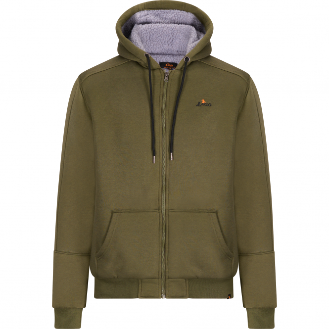 il Lago Basic Teddy Sweatjacke Spirit Herren (Oliv) 