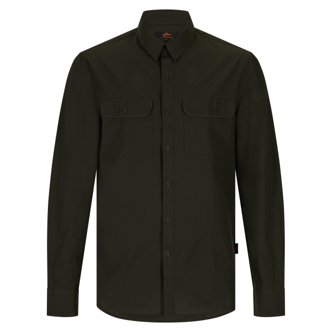 Il Lago Funktionshemd Shawk VentixAir Herren (Dunkel Oliv) 