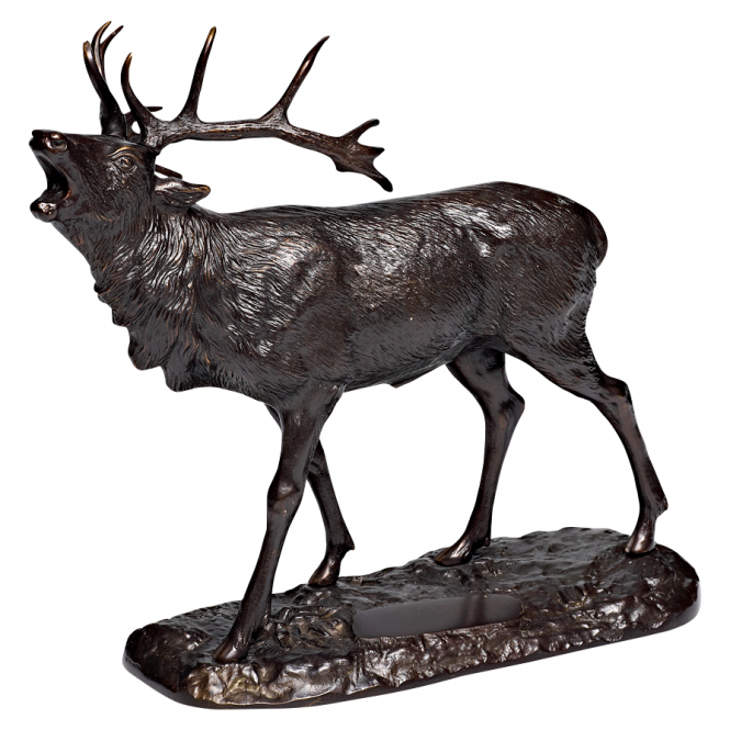 il Lago Passion Bronze-Skulptur (Rothirsch) 