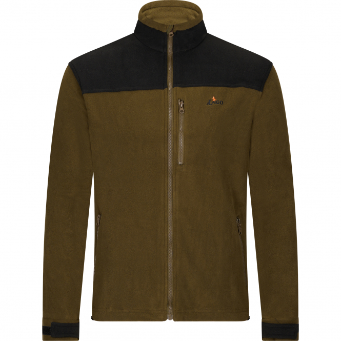 il Lago Prestige Fleecejacke Aiko Herren (Oliv/Schwarz) 