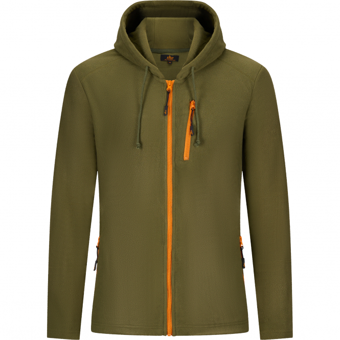 il Lago Prestige Fleecejacke Leif Herren (Oliv Meliert) 