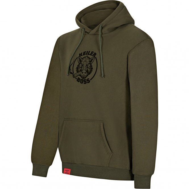 il Lago Prestige Hoodie "Keiler Boss" Herren (Oliv) 