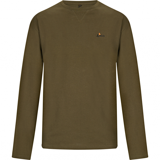 il Lago Prestige Langarmshirt Jonah Herren (Oliv) 