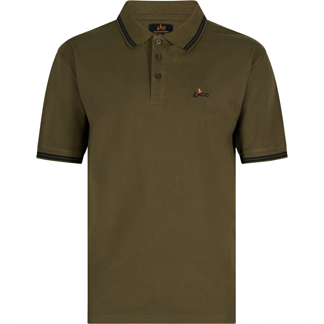 il Lago Prestige Poloshirt Pique Herren (Oliv) 