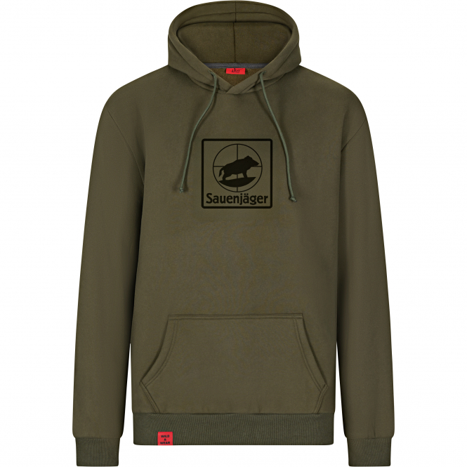 il Lago Prestige Wild & Wear Hoodie "Sauenjäger" Herren (Oliv) 