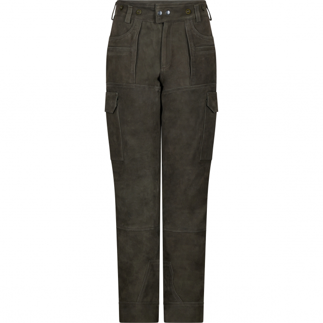 il Lago Sie Lederhose Aurelia Damen (Oliv) 
