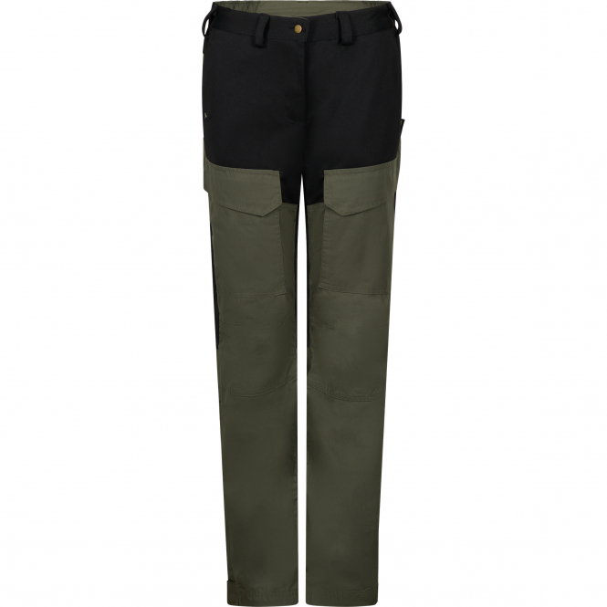 il Lago Sie Outdoorhose Green Trouaska Damen (Oliv/Schwarz) 