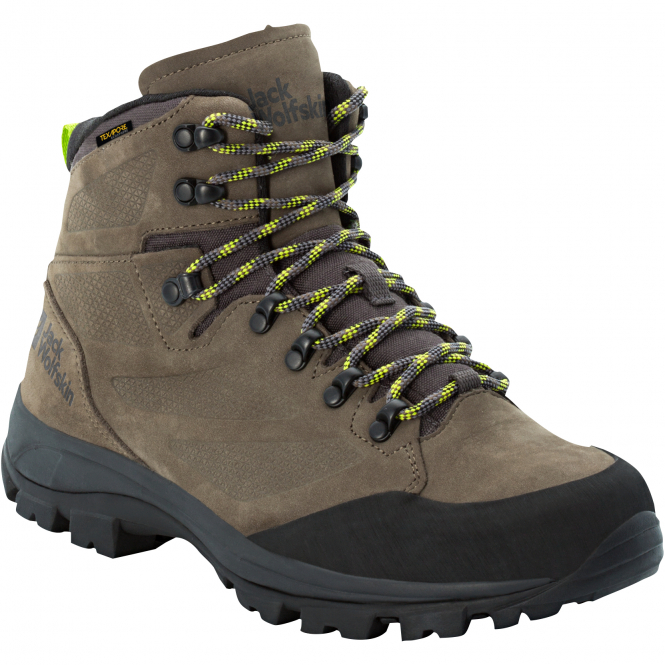Jack Wolfskin Rebellion Texapore Mid M Herren (Khaki/Phantom) 