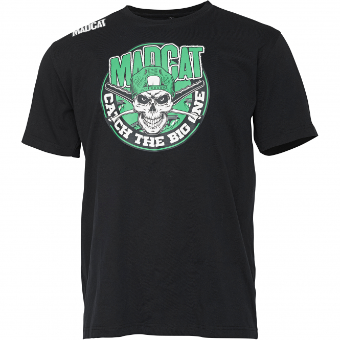 MAD CAT Skull T-Shirt Herren (Black) 