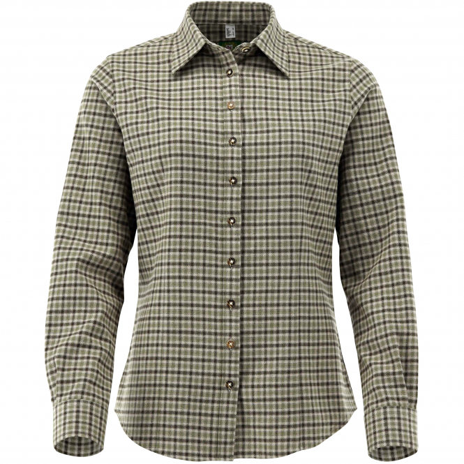 OS Trachten Bluse 1/1 Arm Damen (Oliv) 