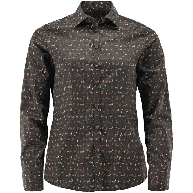 OS Trachten Bluse Waldtiere 