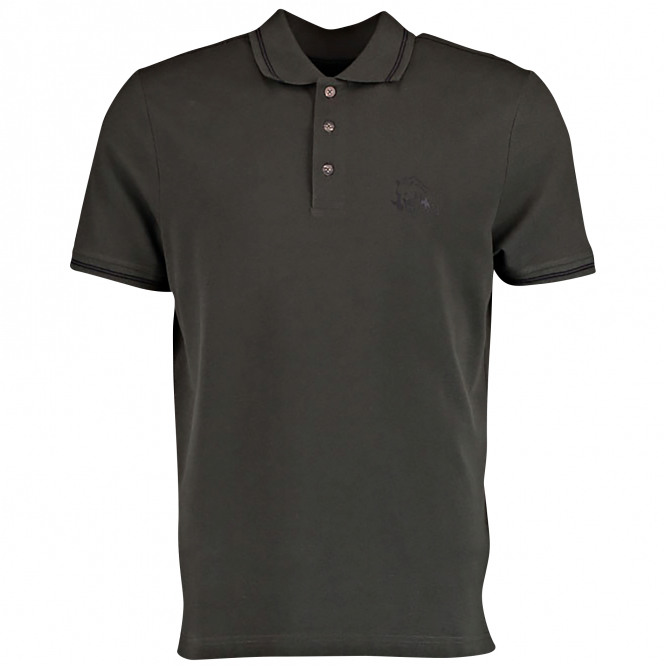 OS Trachten Drinpo Poloshirt 1/2 Arm Herren (Trachtengrün) 