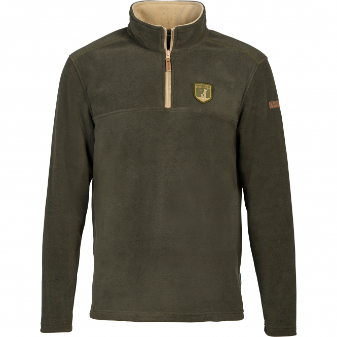 Percussion Husky Fleece-Poloshirt Herren (Khaki) 