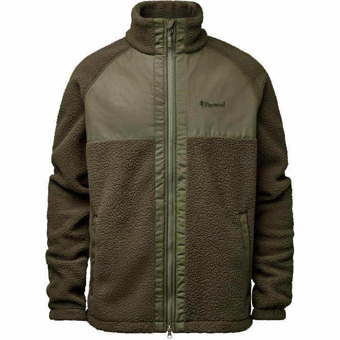 Pinewood Pile Fleece Jacket Herren (Mossgreen) 