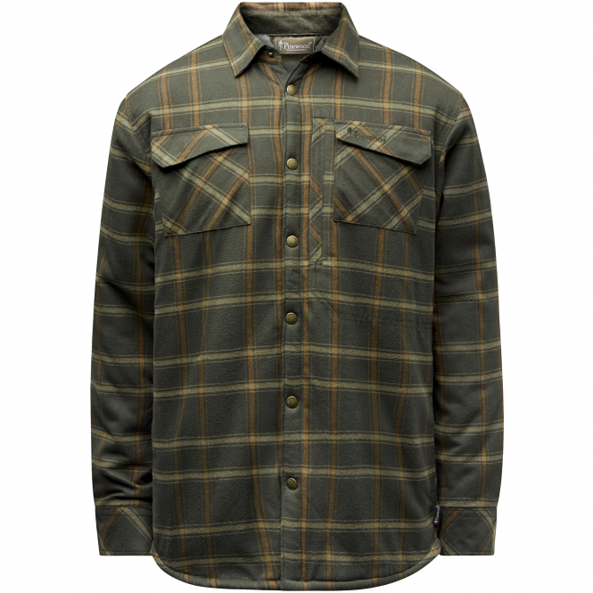 Pinewood Pile Overshirt Herren (D.Green/Bronze) 