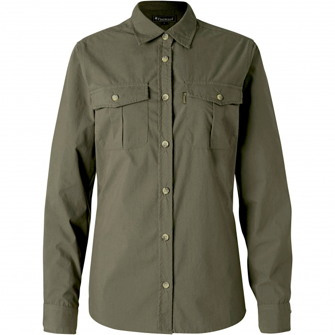 Pinewood Safari L/S Shirt Damen (Mossgreen) 